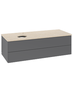 Villeroy & Boch Antao vanity unit 1200x360x500mm L22053GK with lighting FK/AP: GK/3