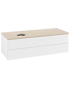 Villeroy & Boch Antao Waschtischunterschrank 1200x360x500mm L22153MT mit Beleuchtung mit Struktur FK/AP: MT/3