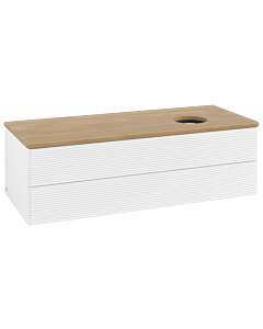 Villeroy & Boch Antao Waschtischunterschrank 1200x360x500mm L23111MT mit Beleuchtung mit Struktur FK/AP: MT/1