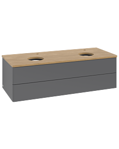 Villeroy & Boch Antao Waschtischunterschrank 1200x360x500mm L24051GK mit Beleuchtung FK/AP: GK/1