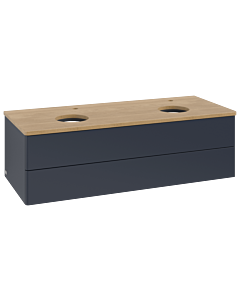 Villeroy & Boch Antao Waschtischunterschrank 1200x360x500mm L24051HG mit Beleuchtung FK/AP: HG/1