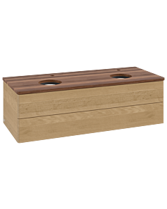 Villeroy & Boch Antao Waschtischunterschrank 1200x360x500mm L24052HN mit Beleuchtung FK/AP: HN/2