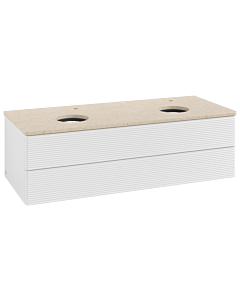 Villeroy & Boch Antao Waschtischunterschrank 1200x360x500mm L24153GF mit Beleuchtung mit Struktur FK/AP: GF/3