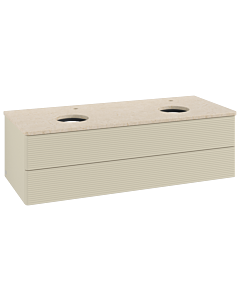 Villeroy & Boch Antao Waschtischunterschrank 1200x360x500mm L24153HJ mit Beleuchtung mit Struktur FK/AP: HJ/3