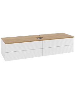 Villeroy & Boch Antao Waschtischunterschrank 1600x360x500mm L25151GF mit Beleuchtung mit Struktur FK/AP: GF/1