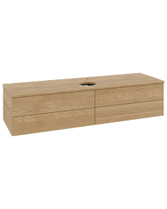 Villeroy & Boch Antao Waschtischunterschrank 1600x360x500mm L25151HN mit Beleuchtung mit Struktur FK/AP: HN/1