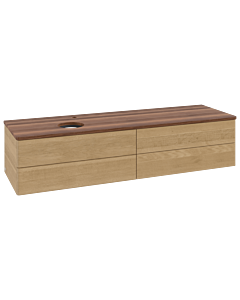 Villeroy & Boch Antao Waschtischunterschrank 1600x360x500mm L26052HN mit Beleuchtung FK/AP: HN/2