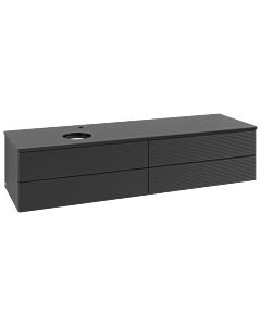 Villeroy & Boch Antao Waschtischunterschrank 1600x360x500mm L26150PD mit Beleuchtung mit Struktur FK/AP: PD/0