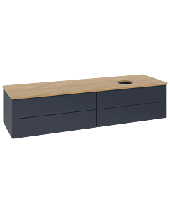 Villeroy & Boch Antao Waschtischunterschrank 1600x360x500mm L27011HG mit Beleuchtung FK/AP: HG/1