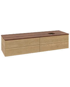 Villeroy & Boch Antao Waschtischunterschrank 1600x360x500mm L27012HN mit Beleuchtung FK/AP: HN/2