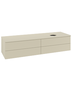 Villeroy & Boch Antao Waschtischunterschrank 1600x360x500mm L27110HJ mit Beleuchtung mit Struktur FK/AP: HJ/0