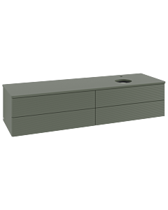 Villeroy & Boch Antao Waschtischunterschrank 1600x360x500mm L27150HL mit Beleuchtung mit Struktur FK/AP: HL/0