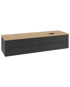 Villeroy & Boch Antao Waschtischunterschrank 1600x360x500mm L27151PD mit Beleuchtung mit Struktur FK/AP: PD/1
