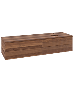 Villeroy & Boch Antao Waschtischunterschrank 1600x360x500mm L27152HM mit Beleuchtung mit Struktur FK/AP: HM/2