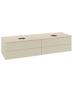 Villeroy & Boch Antao Waschtischunterschrank 1600x360x500mm L28113HJ mit Beleuchtung mit Struktur FK/AP: HJ/3