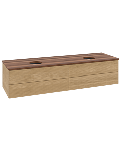 Villeroy & Boch Antao vanity unit 1600x360x500mm L28152HN with lighting with structure FK/AP: HN/2