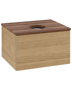Villeroy & Boch Antao Waschtischunterschrank 600x360x500mm L29112HN mit Beleuchtung mit Struktur FK/AP: HN/2