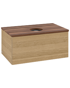 Villeroy & Boch Antao vanity unit 800x360x500mm L30012HN with lighting FK/AP: HN/2