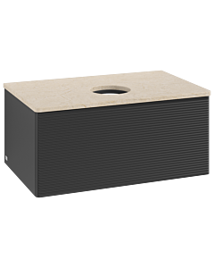 Villeroy & Boch Antao Waschtischunterschrank 800x360x500mm L30113PD mit Beleuchtung mit Struktur FK/AP: PD/3