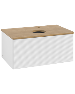 Villeroy & Boch Antao Waschtischunterschrank 800x360x500mm L30151GF mit Beleuchtung mit Struktur FK/AP: GF/1