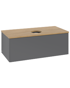 Villeroy & Boch Antao Waschtischunterschrank 1000x360x500mm L31011GK mit Beleuchtung FK/AP: GK/1