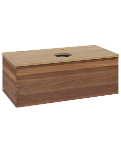 Villeroy & Boch Antao Waschtischunterschrank 1000x360x500mm L31051HM mit Beleuchtung FK/AP: HM/1