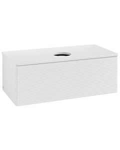 Villeroy & Boch Antao Waschtischunterschrank 1000x360x500mm L31110GF mit Beleuchtung mit Struktur FK/AP: GF/0