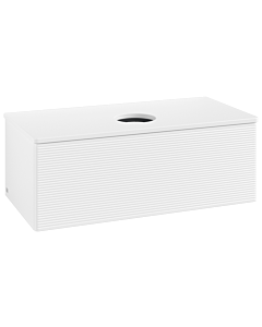 Villeroy & Boch Antao Waschtischunterschrank 1000x360x500mm L31110MT mit Beleuchtung mit Struktur FK/AP: MT/0