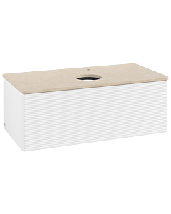 Villeroy & Boch Antao meuble sous vasque 1000x360x500mm L31153MT avec éclairage avec structure FK/AP: MT/3