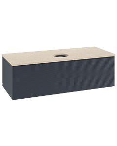 Villeroy & Boch Antao Waschtischunterschrank 1200x360x500mm L32153HG mit Beleuchtung mit Struktur FK/AP: HG/3