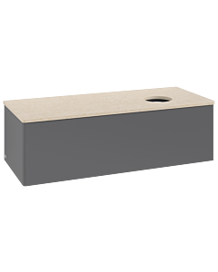 Villeroy & Boch Antao Waschtischunterschrank 1200x360x500mm L34013GK mit Beleuchtung FK/AP: GK/3