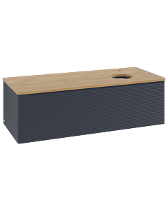 Villeroy & Boch Antao Waschtischunterschrank 1200x360x500mm L34151HG mit Beleuchtung mit Struktur FK/AP: HG/1