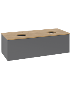 Villeroy & Boch Antao Waschtischunterschrank 1200x360x500mm L35051GK mit Beleuchtung FK/AP: GK/1