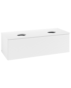Villeroy & Boch Antao Waschtischunterschrank 1200x360x500mm L35110MT mit Beleuchtung mit Struktur FK/AP: MT/0