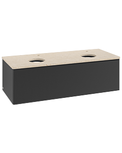 Villeroy & Boch Antao Waschtischunterschrank 1200x360x500mm L35153PD mit Beleuchtung mit Struktur FK/AP: PD/3
