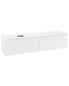Villeroy & Boch Antao Waschtischunterschrank 1600x360x500mm L37150MT mit Beleuchtung mit Struktur FK/AP: MT/0
