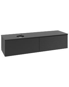 Villeroy & Boch Antao Waschtischunterschrank 1600x360x500mm L37150PD mit Beleuchtung mit Struktur FK/AP: PD/0