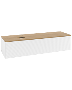 Villeroy & Boch Antao Waschtischunterschrank 1600x360x500mm L37151MT mit Beleuchtung mit Struktur FK/AP: MT/1