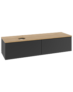 Villeroy & Boch Antao Waschtischunterschrank 1600x360x500mm L37151PD mit Beleuchtung mit Struktur FK/AP: PD/1