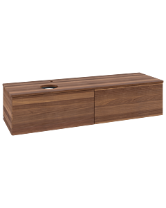 Villeroy & Boch Antao Waschtischunterschrank 1600x360x500mm L37152HM mit Beleuchtung mit Struktur FK/AP: HM/2