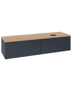 Villeroy & Boch Antao Waschtischunterschrank 1600x360x500mm L38011HG mit Beleuchtung FK/AP: HG/1