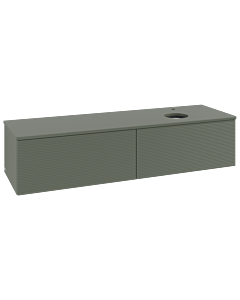 Villeroy & Boch Antao Waschtischunterschrank 1600x360x500mm L38150HL mit Beleuchtung mit Struktur FK/AP: HL/0