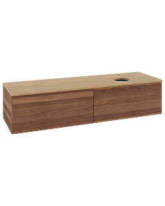 Villeroy & Boch Antao Waschtischunterschrank 1600x360x500mm L38151HM mit Beleuchtung mit Struktur FK/AP: HM/1