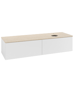 Villeroy & Boch Antao Waschtischunterschrank 1600x360x500mm L38153GF mit Beleuchtung mit Struktur FK/AP: GF/3