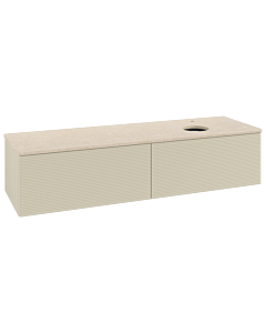 Villeroy & Boch Antao Waschtischunterschrank 1600x360x500mm L38153HJ mit Beleuchtung mit Struktur FK/AP: HJ/3