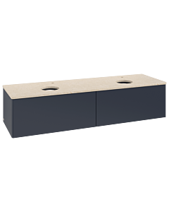 Villeroy & Boch Antao vanity unit 1600x360x500mm L39053HG with lighting FK/AP: HG/3