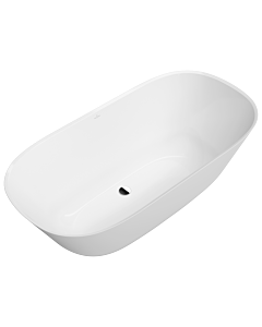 Villeroy und Boch Theano bathtub Q155ANH7F200VRW 155 x 75 cm, free-standing, stone white