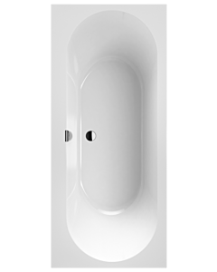 Villeroy et Boch Oberon 2.0 Baignoire UBQ170OBR2DV-01   à encastrer 170 x 75 cm, Quaryl blanc alpin
