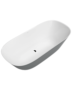 Villeroy und Boch Theano Badewanne Q175ANH7F2BCVRW 175 x 80 cm, freistehend, Schürze Colour on Demand, stone white
