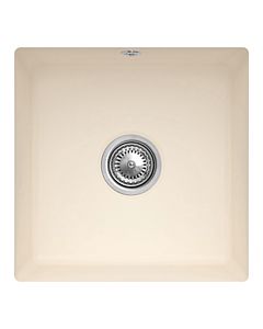 Villeroy und Boch Unterbauspüle 332502FU mit Ablaufgarnitur und Excenterbetätigung, Ivory